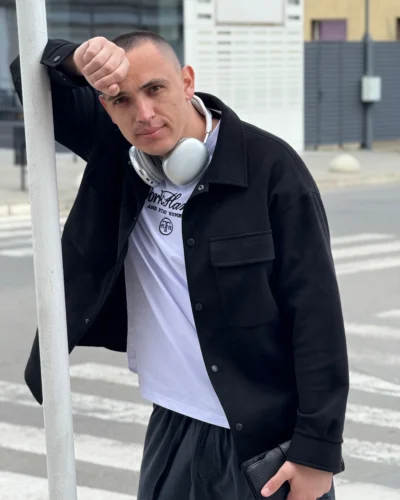 Сорочка Suede у чорному кольорі