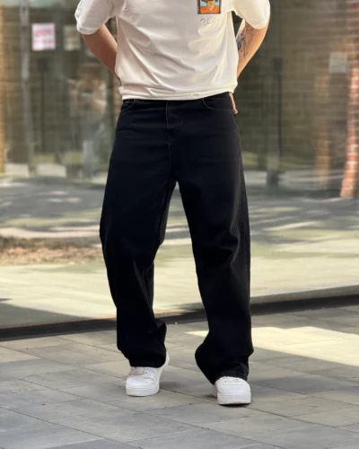 Джинси Baggy Fit у чорному кольорі